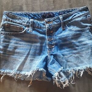 Lucky Brand cutoff Jean shorts button fly